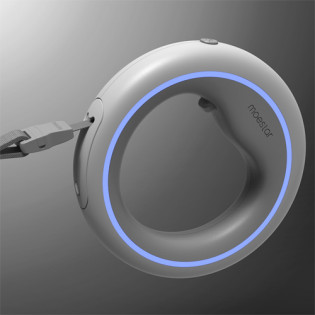 MOESTAR UFO Retractable Dog Leash White